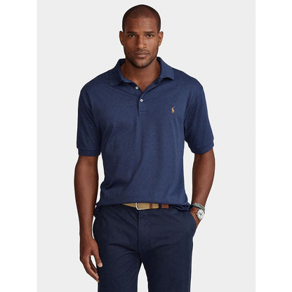 POLO RALPH LAUREN Knit Polo-Shirt with Pony Logo In Spring Navy