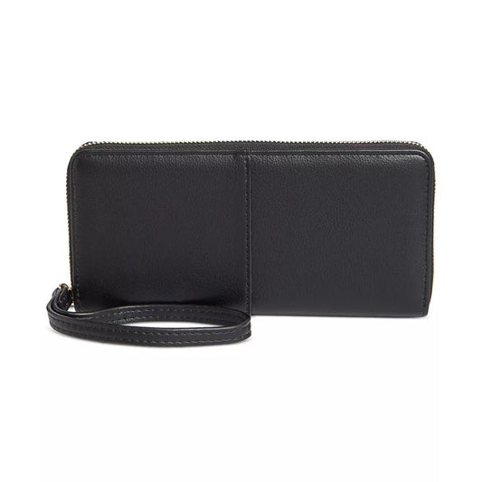 On 34th Women's "Angii" Zip Around Wristlet Wallet in Black
