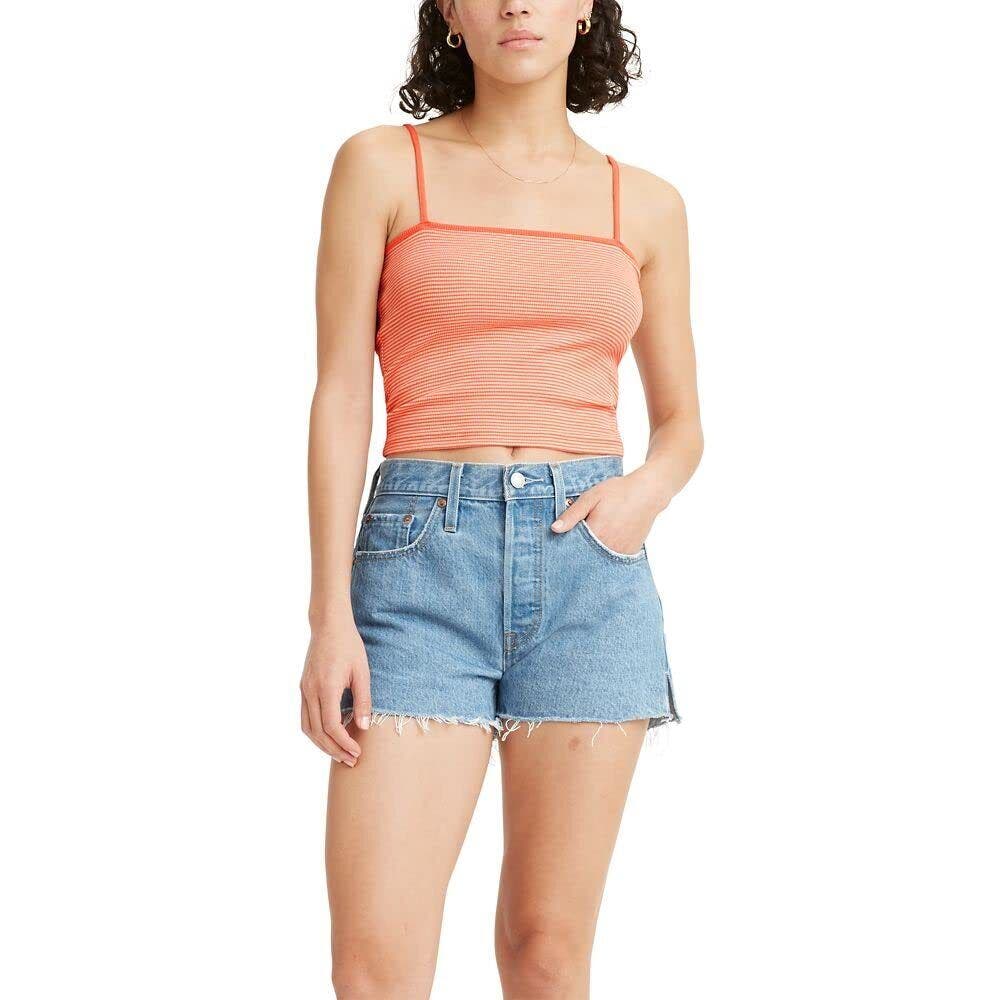 Levi's Women's Velma Spaghetti Strap Tank Top In Persimmon