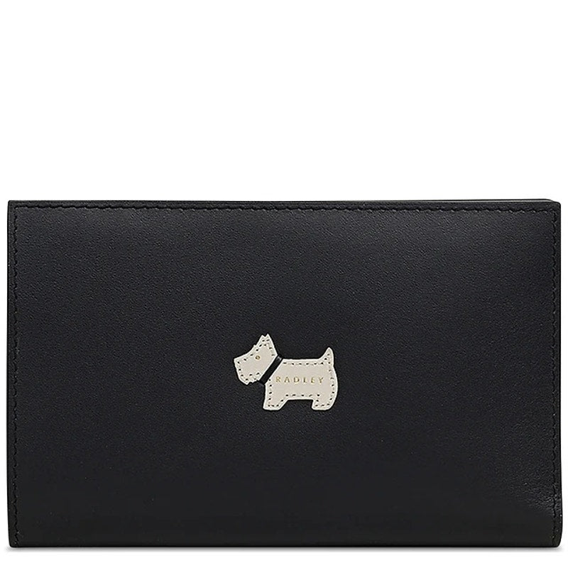 Radley London Small Heritage Bifold Wallet with Zip In Black