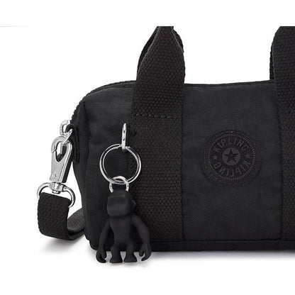 Kipling Barbie Bina Small Nylon Crossbody Bag in Black Noir