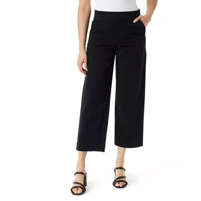 Gloria Vanderbilt Women's Shape-Effect Wide-Leg Pant in Black