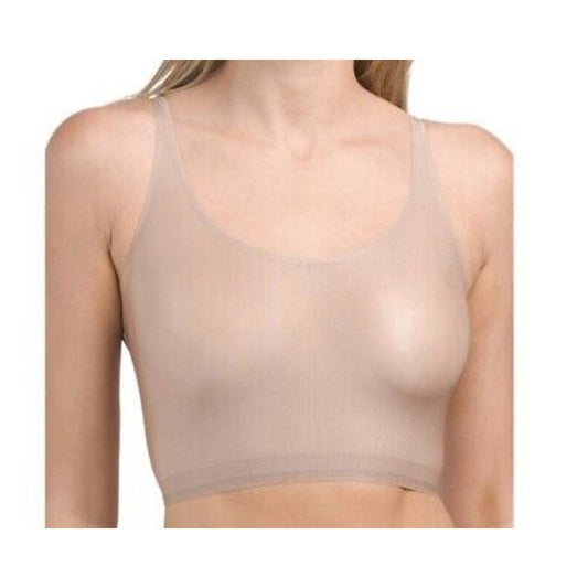 Miracle Suit Ladies Smoothing Body Glow Bralette in Stucco Tan