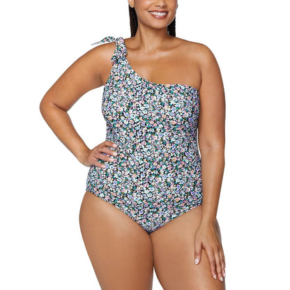 Raisins Curve Trendy Plus Size Marita Floral One-Piece Swimsuit