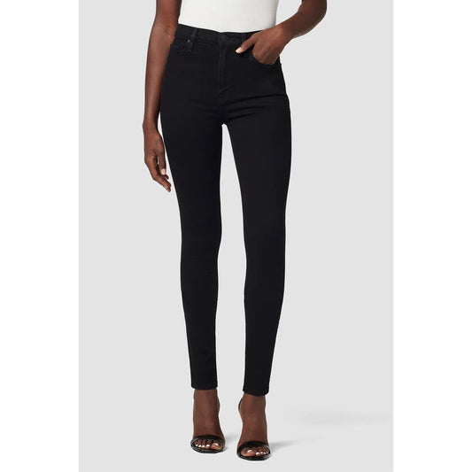 Hudson Barbara High-Rise Super Skinny Jean Black