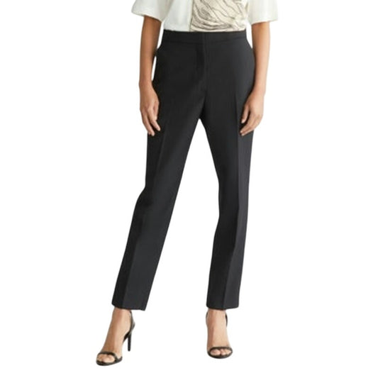 Calvin Klein Women's Tapered Trouser Pants in Black