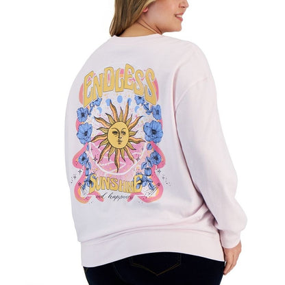 Rebellious One Plus Size Endless Sunshine Fleece Crewneck Sweatshirt