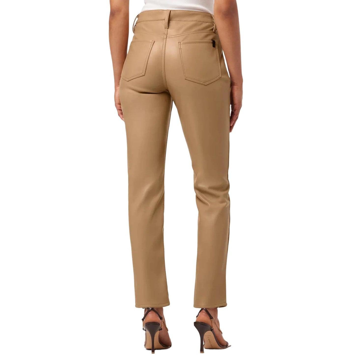 Joe's Jeans The Honor Ankle Vegan Leather Pant In Fawn, Size 23