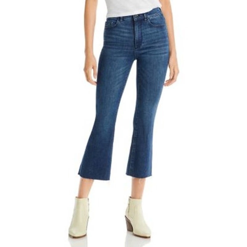 DL1961 Medium Wash "Bridget" Bootcut High Rise Capri Jeans, Size 28