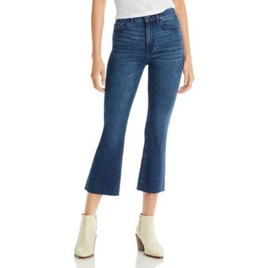 DL1961 Medium Wash "Bridget" Bootcut High Rise Capri Jeans, Size 28