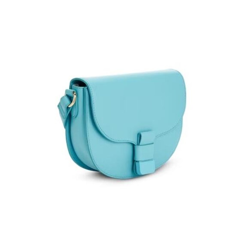 On 34th Women's "Holmme" Saddle Crossbody Bag in Sea Spray Blue