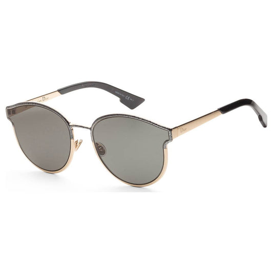 Dior Gold & Gunmetal Gray Sunglasses, “Symmetrics”