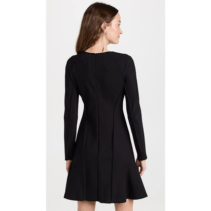 Theory Women's Seam Sculpt Dress Black, Size 00