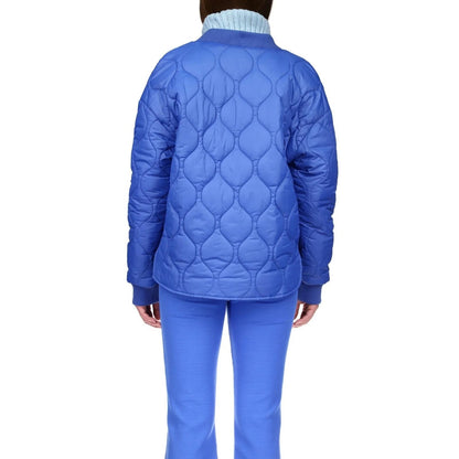 Sanctuary Vancouver Quilted Bomber Jacket In Galactic Blue