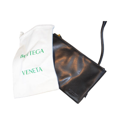 Bottega Veneta Women's "Arco" Raffia Tote Bag with Leather Pouch