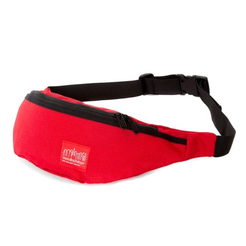 Manhattan Portage Unisex "Brooklyn Bridge" Red Fanny Pack Crossbody Bag