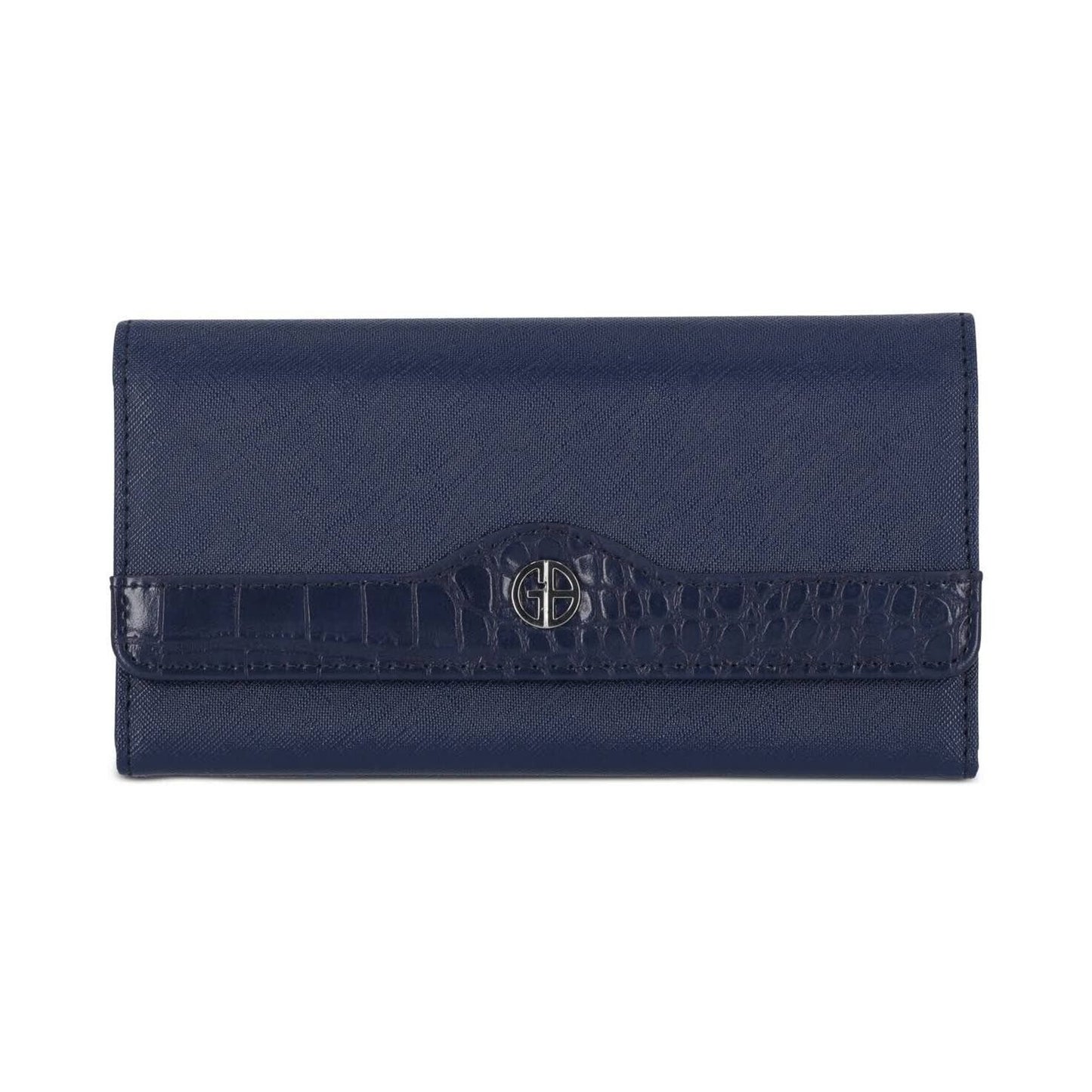 GIANI BERNINI Receipt Manager Wallet In Navy