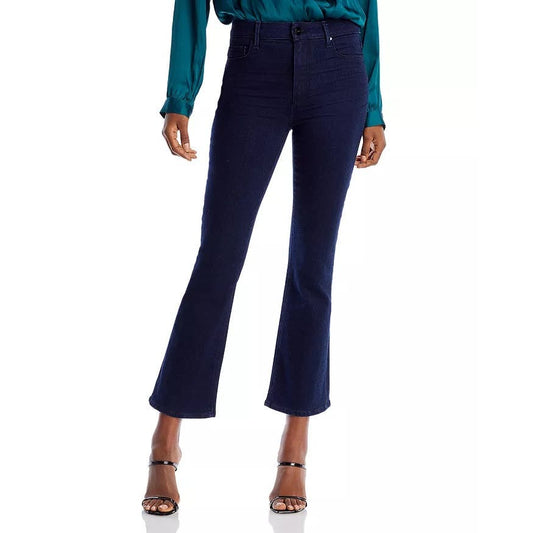 PAIGE Claudine High Rise Ankle Flare Jeans in Fidelity Blue, Size 25