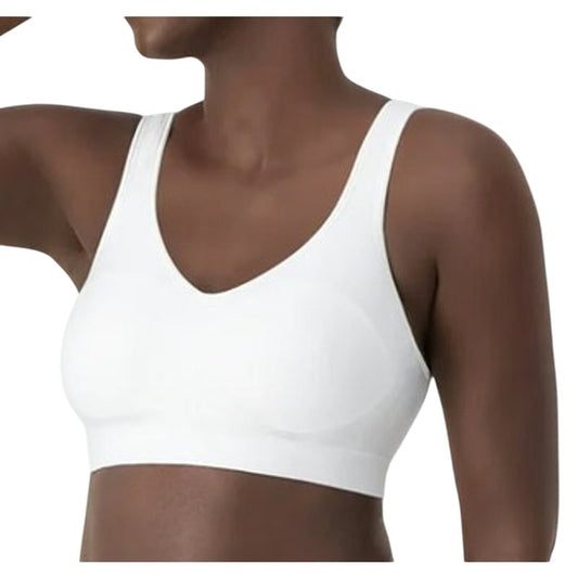 Bali Women's Cool Comfort Fabric White T-Shirt Bra
