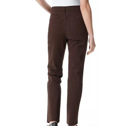 Gloria Vanderbilt Women's "Amanda" Jeans in Coffee Roast Brown