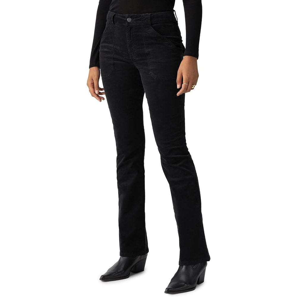 Sanctuary Women's Vintage Bootcut Jeans in Black Velvet