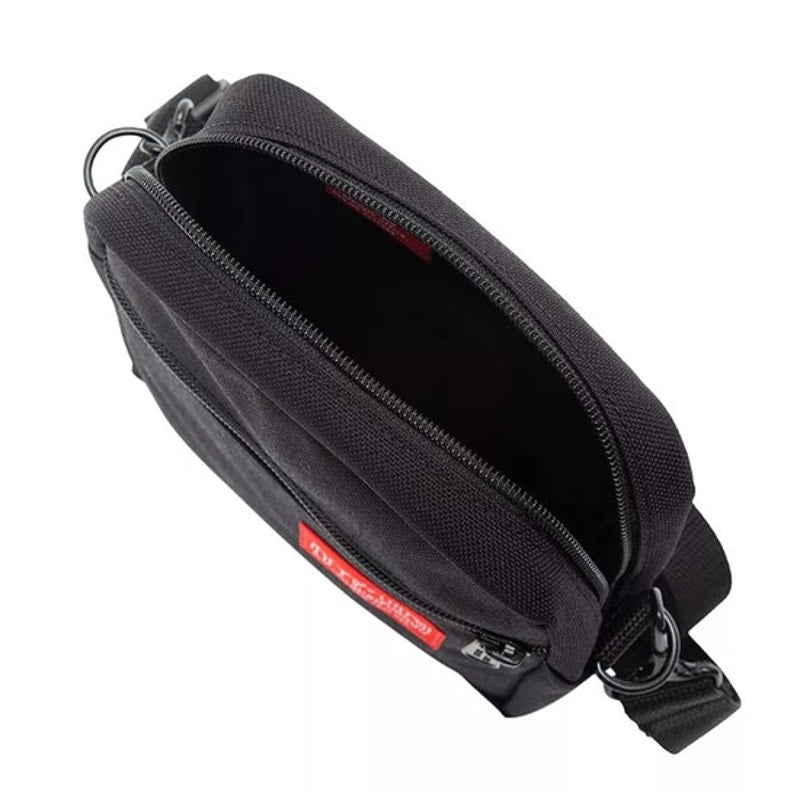 Manhattan Portage Signature "Emblem City Lights" Crossbody Bag in Gray