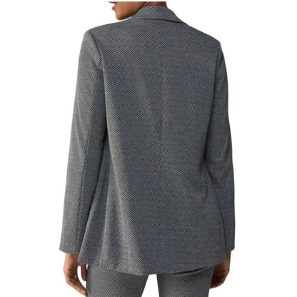 Sanctuary Women's "Keaton" Blazer in Geo Check Black