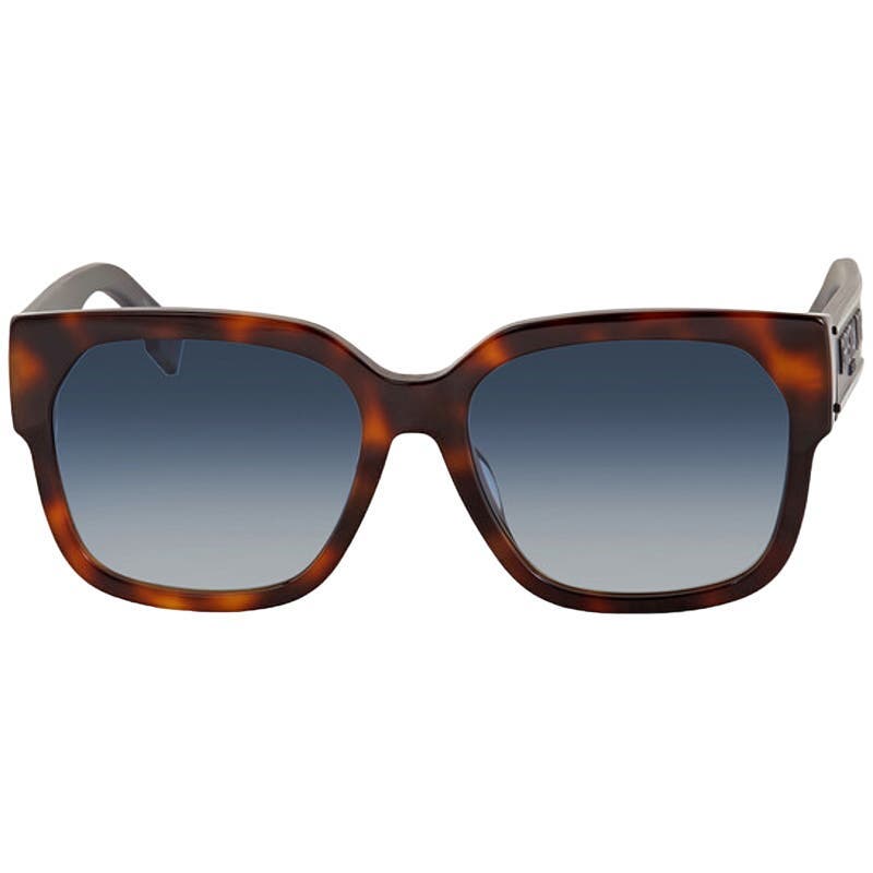 Dior Havana Brown & Black Large Sunglasses w/ Dark Lenses