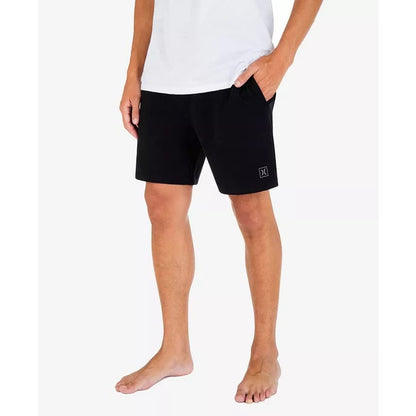 HURLEY Men's Icon Boxed Sweat Shorts Black