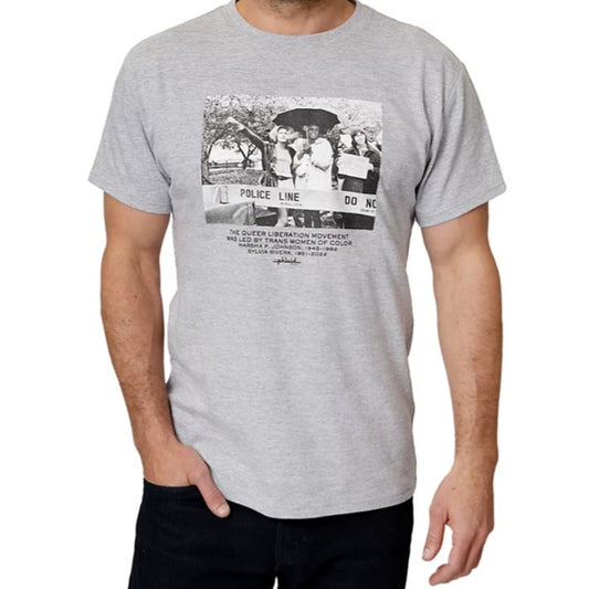 The Phluid Project Unisex Pride Gray Graphic Crewneck T-Shirt
