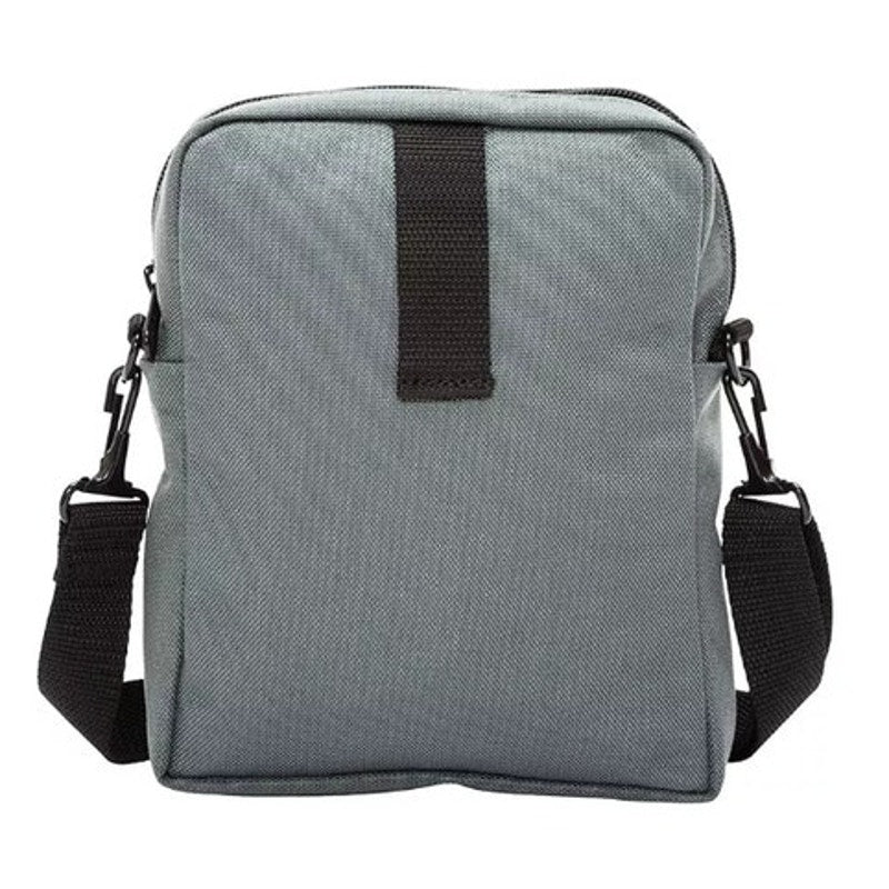 Manhattan Portage Signature "Emblem City Lights" Crossbody Bag in Gray