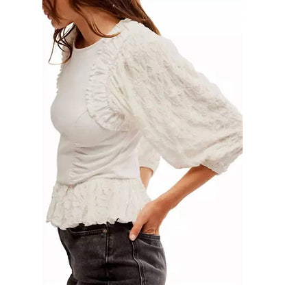 Free People Women’s Free People Oliva Top in Ivory