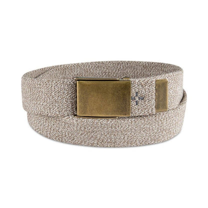 Sun + Stone Men's Stretch Webbing Belt Khaki