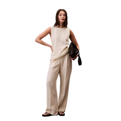 Calvin Klein Women's Crochet Mini Shift Dress Tunic in Sweet Corn