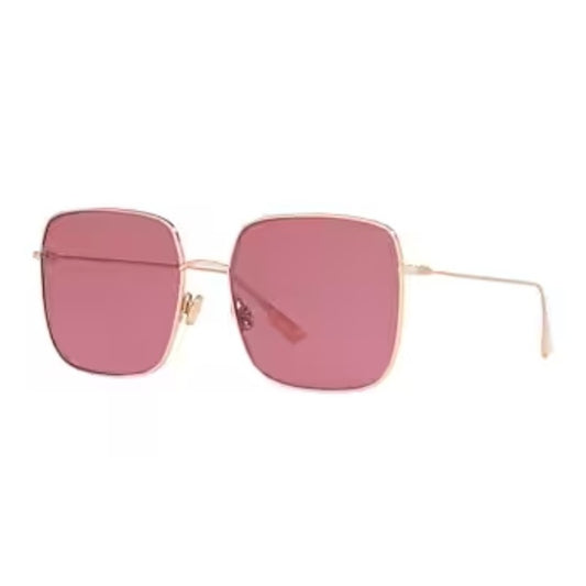 Dior Gold Sunglasses w/ Pink Lenses, “So Stellaire 1/S”