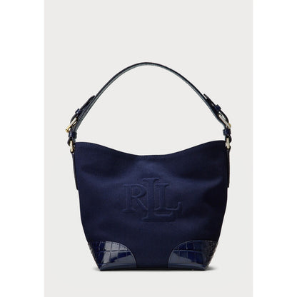 Lauren Ralph Lauren Witley Bucket Bag In Navy