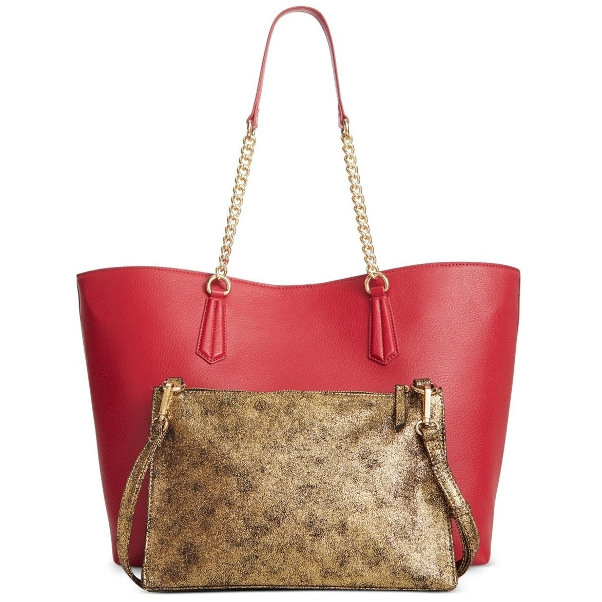 I.N.C. International Concepts Zoiey 2-In-1 Extra-Large Tote Zoiey In Red Pepper
