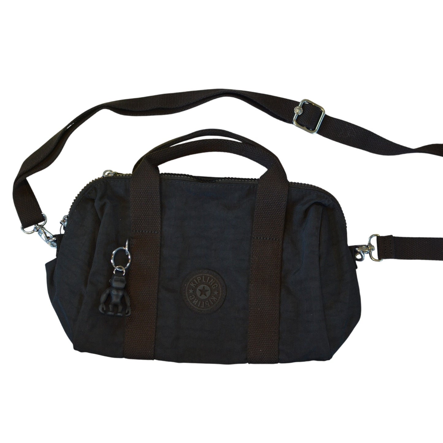 Kipling Barbie Bina Small Nylon Crossbody Bag in Black Noir