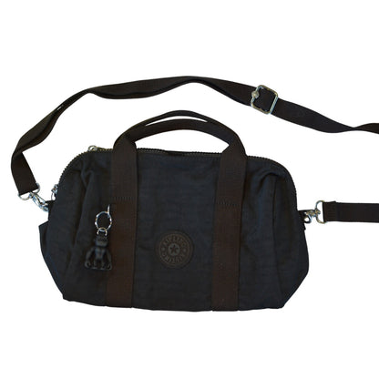 Kipling Barbie Bina Small Nylon Crossbody Bag in Black Noir
