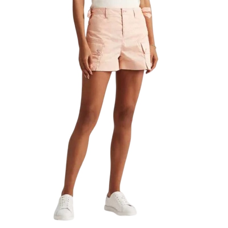 Lauren Ralph Lauren Ladies Twill Cargo Shorts Pale Pink