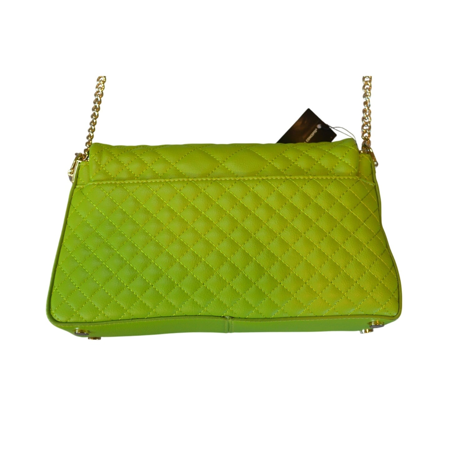 I.N.C. International Concepts Bajae Diamond Quilted Shoulder Bag in Lizard Green