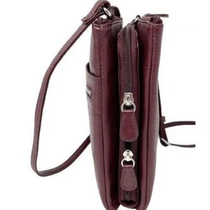Copied - Giani Bernini Wine Deep Purple Softy Core Crossbody Bag, NWT!