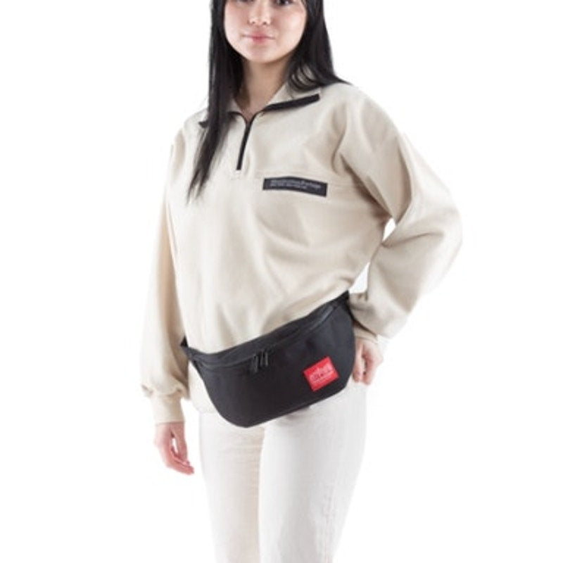 Manhattan Portage Unisex "Brooklyn Bridge" Black Fanny Pack Crossbody Bag