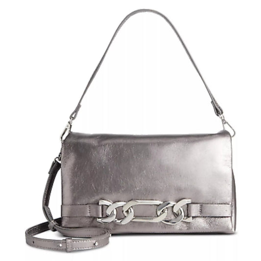 INC International Concepts Women's "Ninah" Metallic Convertible Shoulder Bag