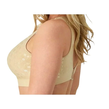 Bali Women's Cool Comfort Fabric Tan Textured T-Shirt Bra