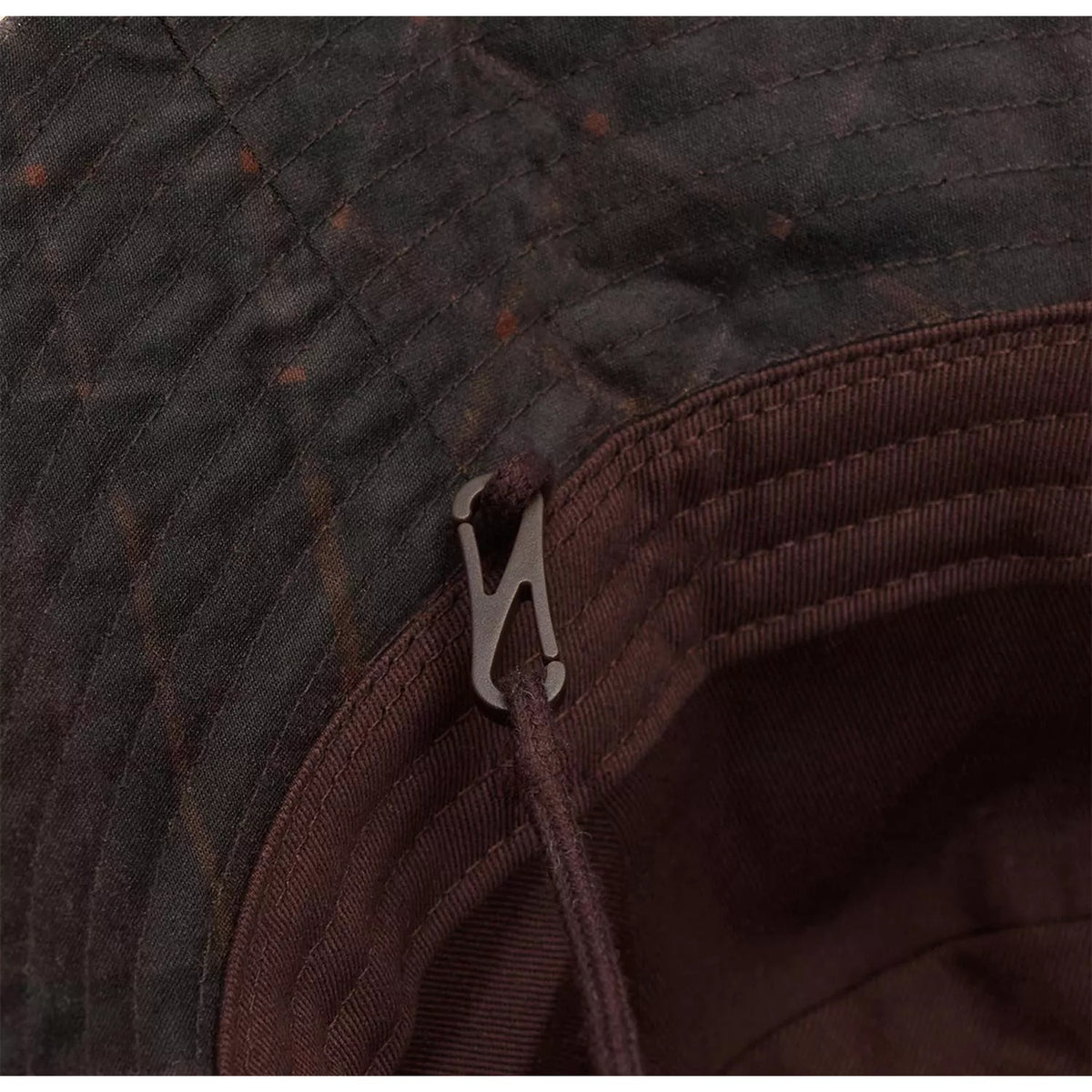 Barbour Hazelwood Waxed Cotton Bucket Hat in Classic Tartan