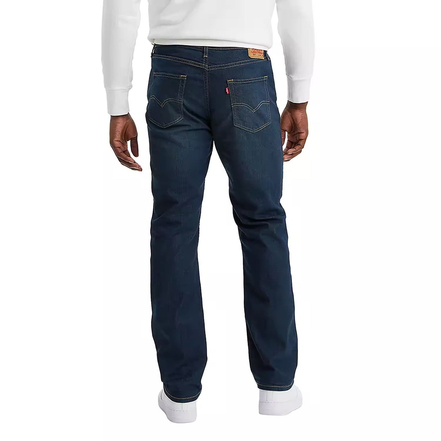 Levi's® 514™ Stretch Straight-Fit Jeans Dark Wash, Size 34x32