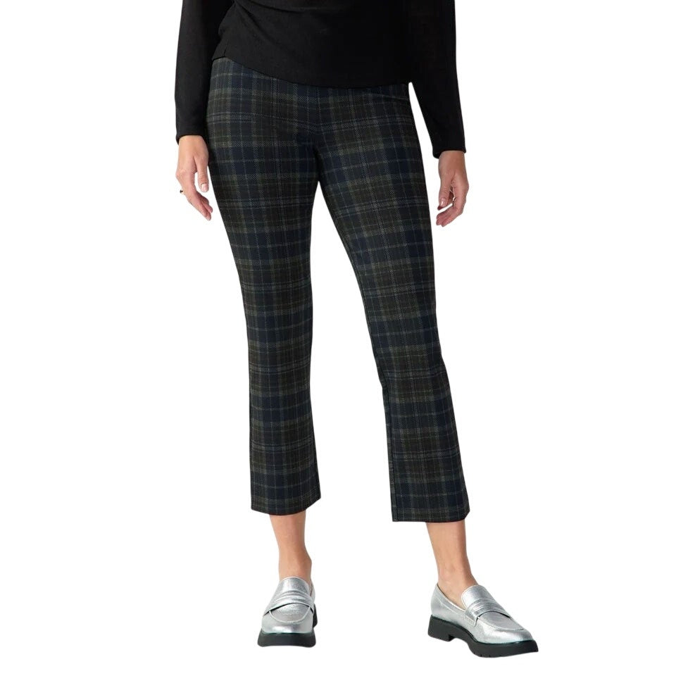 Sanctuary Women's Carnaby Kick Crop Pants in Black Brown Multi