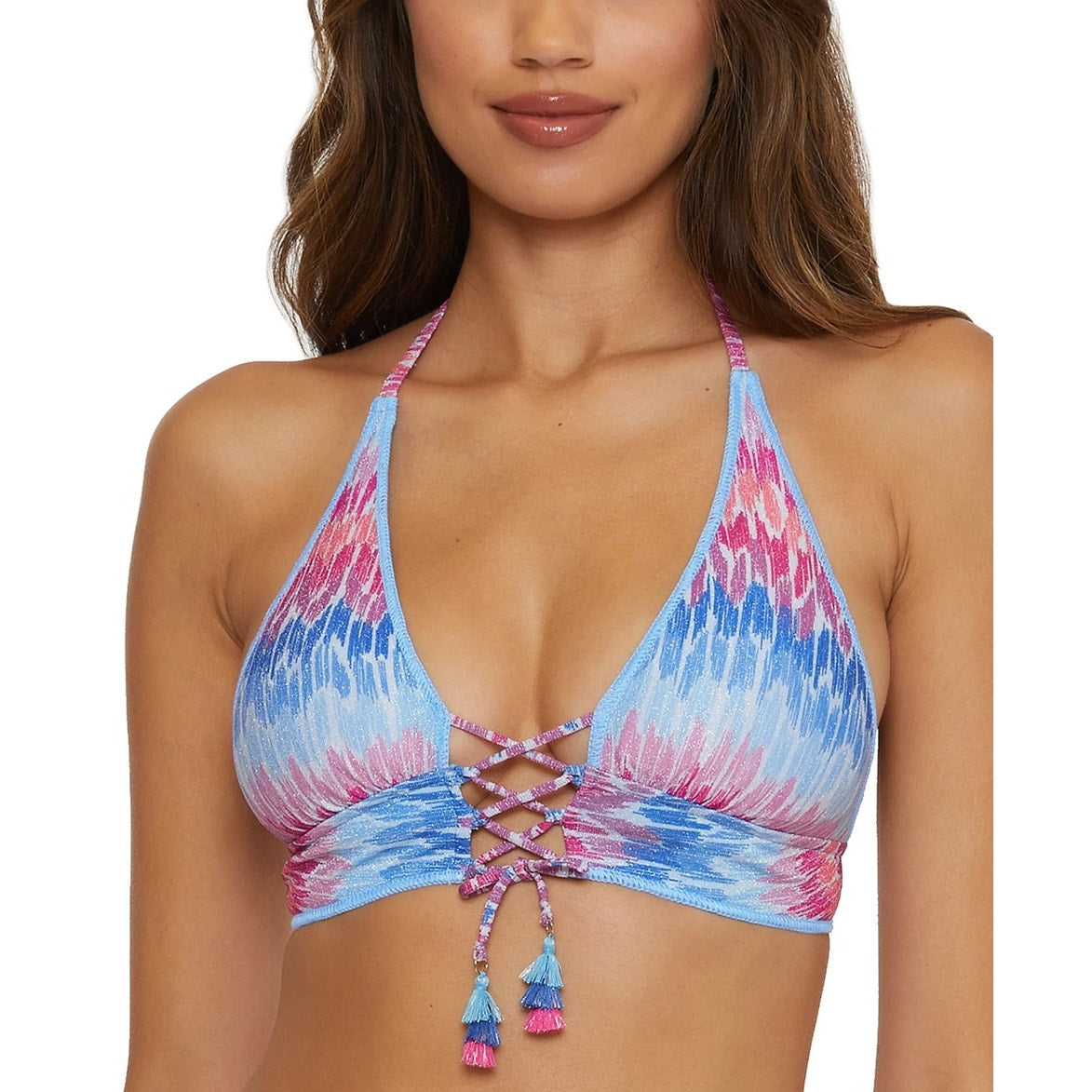 Becca Women's Joshua Tree Halter Bikini Top Multicolor