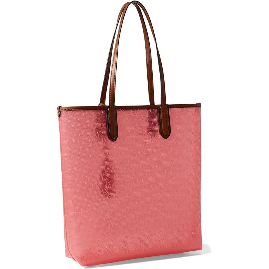 Michael Kors Eliza Medium North South Tote Bag, Geranium Pink